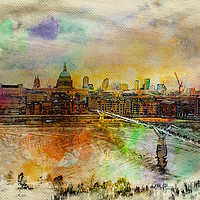 Buy canvas prints of City of London by sylvia scotting