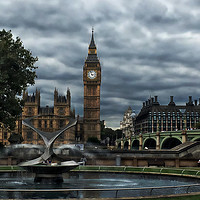 Buy canvas prints of Big Ben London by sylvia scotting