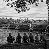 Buy canvas prints of London Life by sylvia scotting