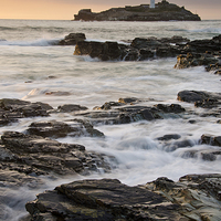 Buy canvas prints of Godrevy lighthouse, Cornwall by David Stephens