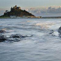 Buy canvas prints of St Michaels Mount, Cornwall, England by David Stephens