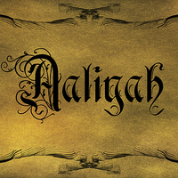 Buy canvas prints of The Name Aaliyah In Old Word Calligraphy by George Cuda