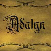 Buy canvas prints of The Name Adalyn In Old Word Calligraphy by George Cuda