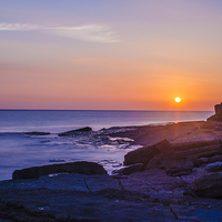 Buy canvas prints of Porthcawl Sunset by Kirsty Herring