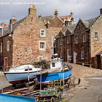 Buy canvas prints of Crail Village Fife Scotland by Pearl Bucknall