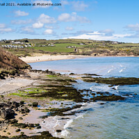 Buy canvas prints of Scenic Lligwy Bay on Anglesey Coast Wales by Pearl Bucknall