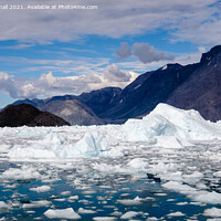 Buy canvas prints of Qooroq icefjord Greenland by Pearl Bucknall