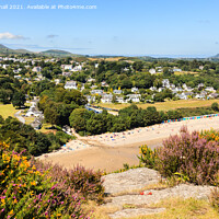 Buy canvas prints of Llanbedrog on Llyn Peninsula Wales by Pearl Bucknall
