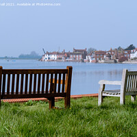 Buy canvas prints of Overlooking Bosham Creek in Chichester Harbour by Pearl Bucknall