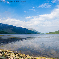 Buy canvas prints of Loch Leven Landscape Scotland by Pearl Bucknall