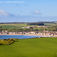Buy canvas prints of View to Stonehaven Scotland by Pearl Bucknall