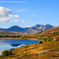 Buy canvas prints of Scenic Road to Snowdon in Snowdonia Wales by Pearl Bucknall