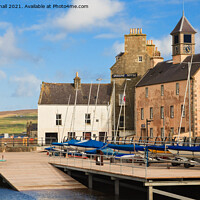 Buy canvas prints of Lerwick Quay Shetland Scotland by Pearl Bucknall