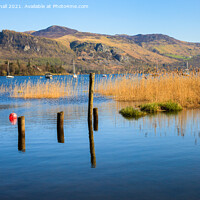 Buy canvas prints of Scenic Derwent Water in Lake District England by Pearl Bucknall