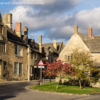 Buy canvas prints of Cotswold Cottages Chipping Campden Gloucestershire by Pearl Bucknall