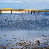 Buy canvas prints of Lossie River at Lossiemouth Scotland by Pearl Bucknall