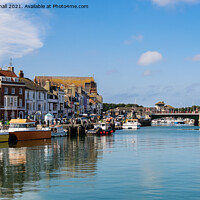 Buy canvas prints of Weymouth Harbour Dorset by Pearl Bucknall