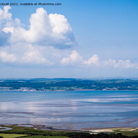 Buy canvas prints of Anglesey Across Menai Strait in North Wales by Pearl Bucknall