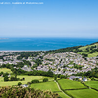 Buy canvas prints of Llanfairfechan Village Wales Coast by Pearl Bucknall