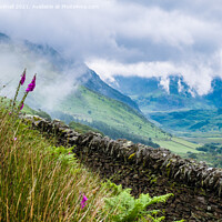 Buy canvas prints of Nant Ffrancon Outdoor View Snowdonia Wales by Pearl Bucknall