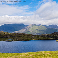 Buy canvas prints of Snowdon Horseshoe from Cnicht Snowdonia Wales by Pearl Bucknall