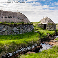 Buy canvas prints of Shawbost Iron Age Norse Mill Lewis Scotland by Pearl Bucknall