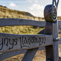 Buy canvas prints of Ynys Llanddwyn Gate Anglesey by Pearl Bucknall