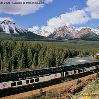 Buy canvas prints of Rocky Mountaineer Train Canada by Pearl Bucknall