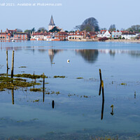 Buy canvas prints of Bosham Creek in Chichester Harbour West Sussex by Pearl Bucknall