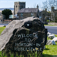 Buy canvas prints of Horton-in-Ribblesdale Village Yorkshire Dales by Pearl Bucknall
