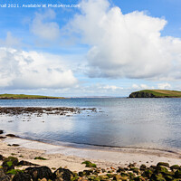 Buy canvas prints of Shetland Isles Coast Scotland by Pearl Bucknall