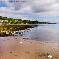 Buy canvas prints of Lamlash Bay Isle of Arran Scotland by Pearl Bucknall