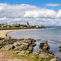 Buy canvas prints of St Andrews Beach Fife Coast Scotland by Pearl Bucknall