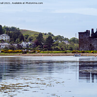 Buy canvas prints of Loch Ranza and Castle Isle of Arran Scotland by Pearl Bucknall