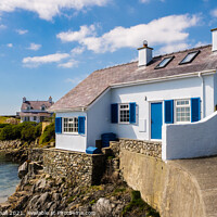 Buy canvas prints of Rhoscolyn Cottage Anglesey Wales by Pearl Bucknall