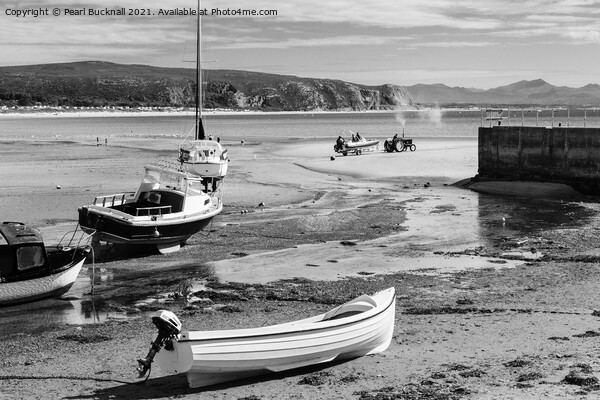 Abersoch Harbour Llyn Peninsula North Wales Picture Board by Pearl Bucknall