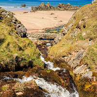 Buy canvas prints of Sango Bay Scotland North Coast 500 by Pearl Bucknall