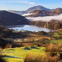 Buy canvas prints of Welsh Mountain landscape Snowdonia Wales  by Pearl Bucknall