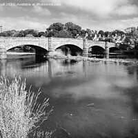 Buy canvas prints of River Cree in Newton Stewart Dumfries and Galloway by Pearl Bucknall
