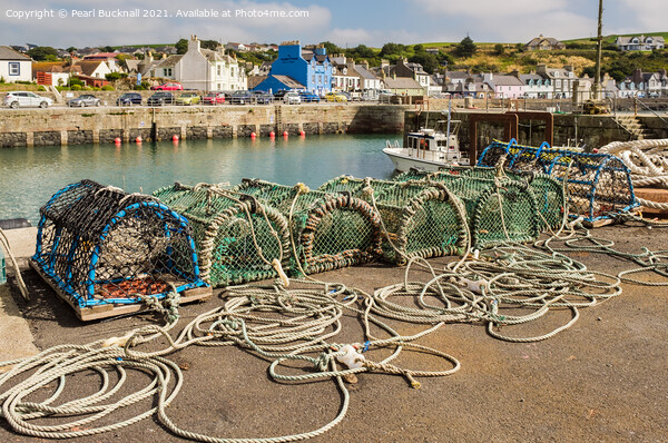 Portpatrick Harbour Dumfries and Galloway Scotland Picture Board by Pearl Bucknall