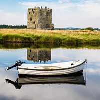 Buy canvas prints of Threave Castle River Dee Dumfries and Galloway by Pearl Bucknall