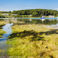 Buy canvas prints of River Dee Estuary Dumfries and Galloway by Pearl Bucknall