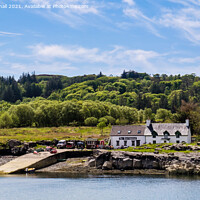 Buy canvas prints of Ulva Ferry Isle of Mull Hebrides Scotland by Pearl Bucknall