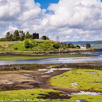 Buy canvas prints of Aros Castle Isle of Mull Scotland by Pearl Bucknall