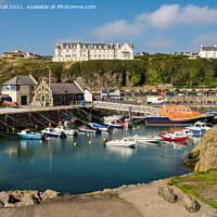 Buy canvas prints of Portpatrick Harbour Dumfries and Galloway by Pearl Bucknall