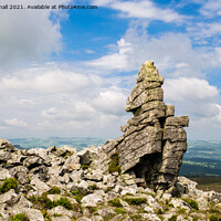 Buy canvas prints of Stiperstones Shropshire Hills View by Pearl Bucknall