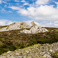 Buy canvas prints of Shropshire Way Path by Stiperstones  by Pearl Bucknall