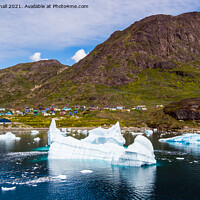 Buy canvas prints of Tunulliarfik Fjord Narsaq Greenland Coast by Pearl Bucknall