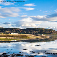 Buy canvas prints of Tranquil Scene in Red Wharf Bay Anglesey by Pearl Bucknall