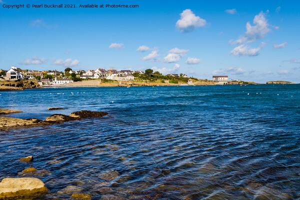 Moelfre Anglesey Wales Seascape Picture Board by Pearl Bucknall